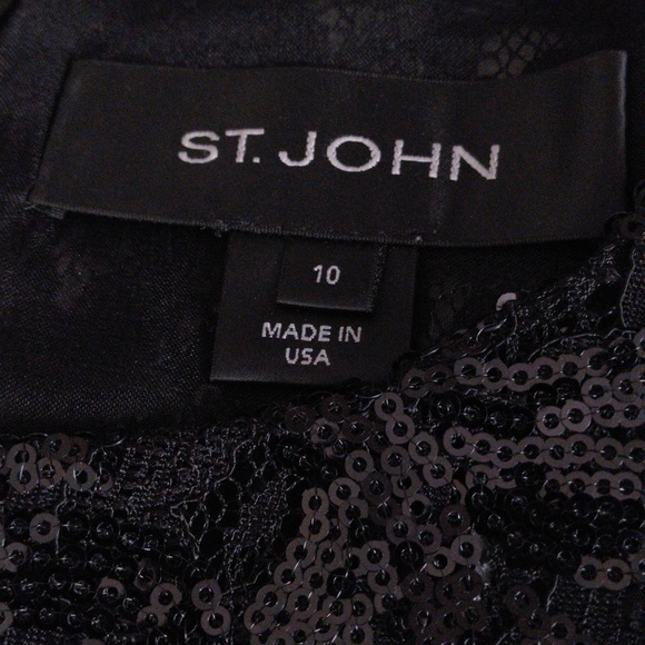 St John Dress Size 10 Black - Picture 3 of 16